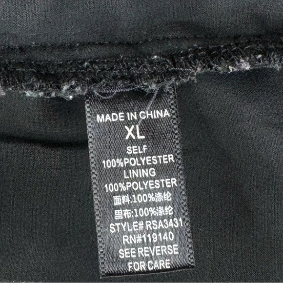 Purple Snow Black Lace Sheer Halter Top - XL - Picture 10 of 11